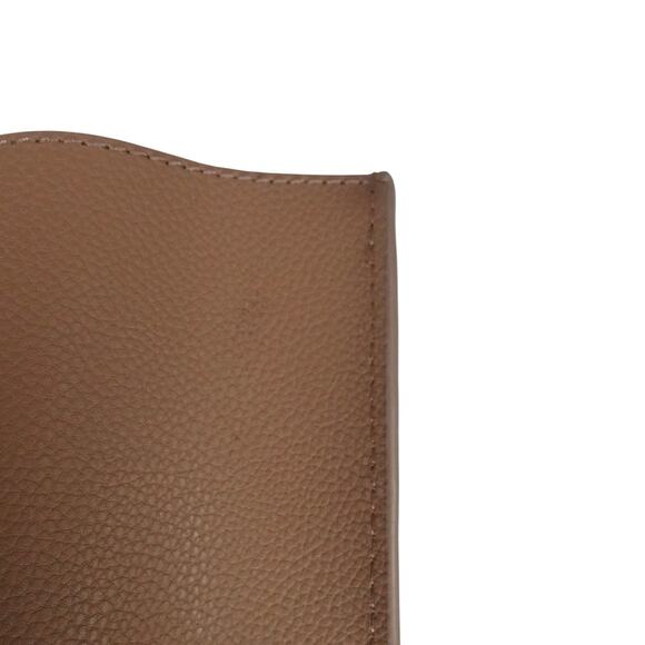 NWOT Quince Italian Leather Triple Compartment Shopper Tote Cappuccino Brown - Picture 9 of 12